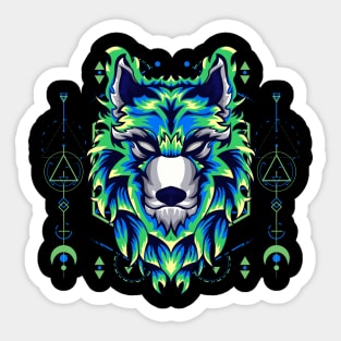 wolf lover Sticker